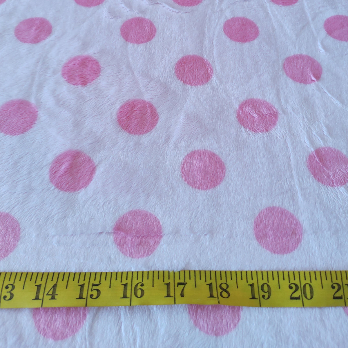 Minkee 150CM WIDE - Pink Dot – Canterbury Quilts