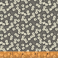 Floral Stripe Charcoal 50475-3