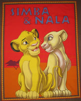Simba & Nala Lion King Panel
