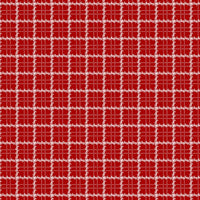 White Grid on Red 8362-88
