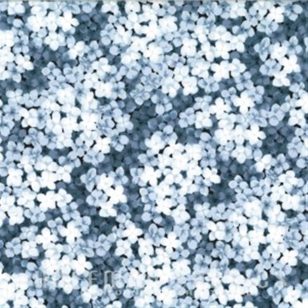 Floral Dusty Blue 7553 190