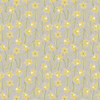 Little Flowers Daffodil Grey 32