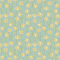 Little Flowers Daffodil Blue 33