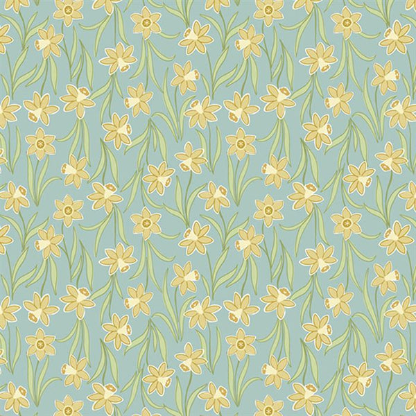 Little Flowers Daffodil Blue 33
