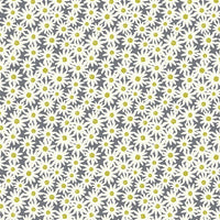 Little Flowers Daisy Dark Grey 64