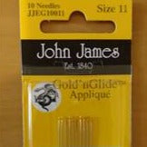 John James Gold n Glide Applique Size 11