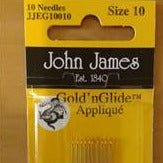 John James Gold n Glide Applique Size 10