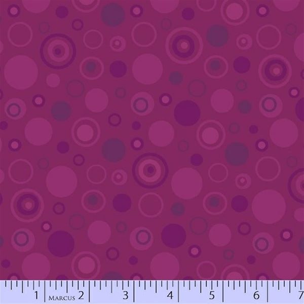 Purple Circles Tone on Tone 9709-0124