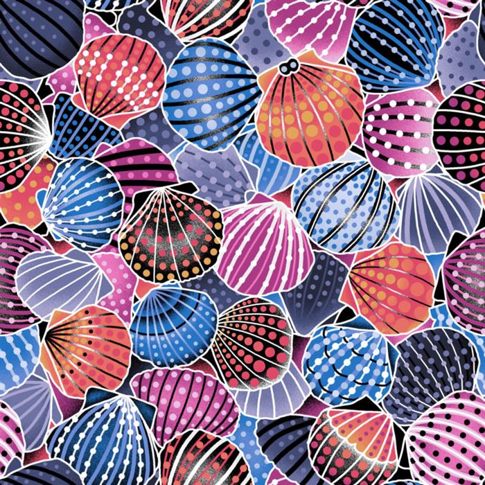 Seashell Blue Multi 23003 – Canterbury Quilts