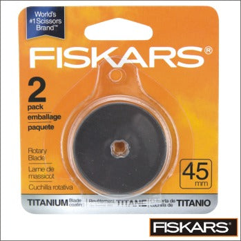 Fiskars 45mm Rotary Blade - 2 Pack