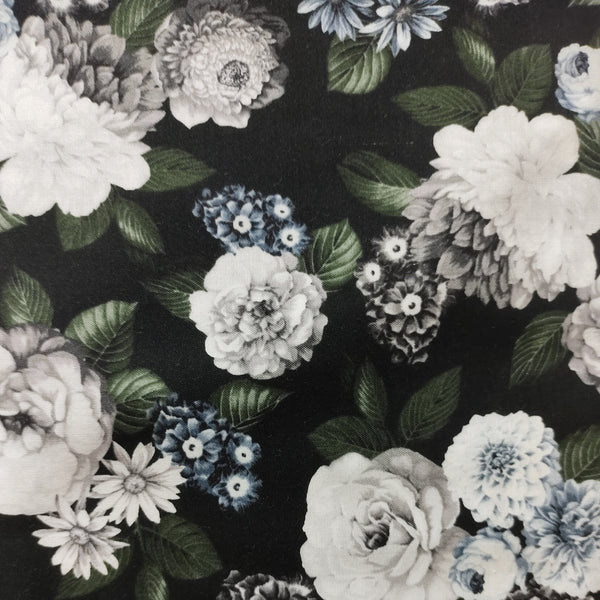 Feature Floral Print Black 7548 190