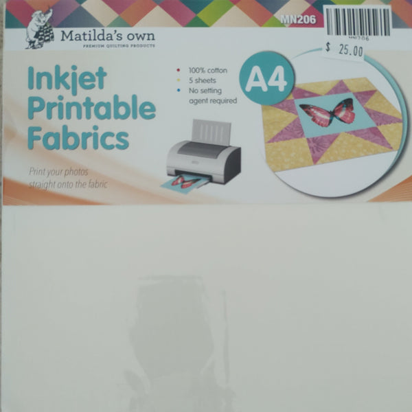 A4 Inkjet Printable Fabric